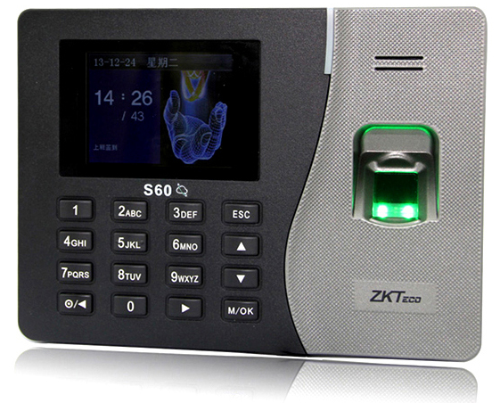 中控S60指紋考勤機