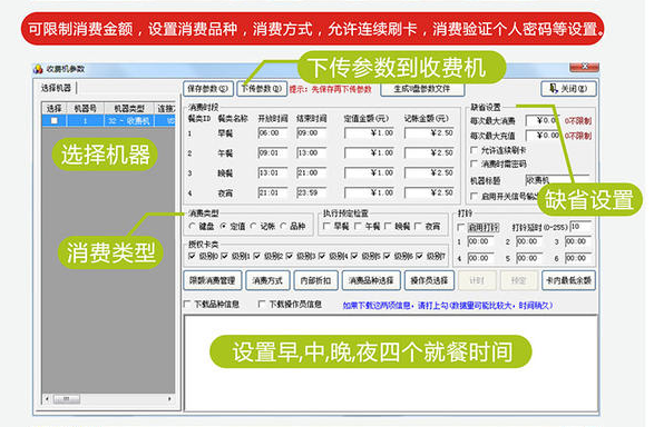 浩順IC消費機（售飯機）