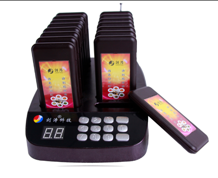 JT一拖16排隊等位系統取餐器